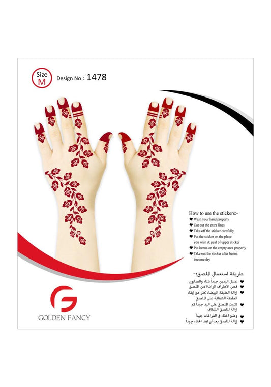 MEDIUM-PREMIUM HENNA DESIGN-1478