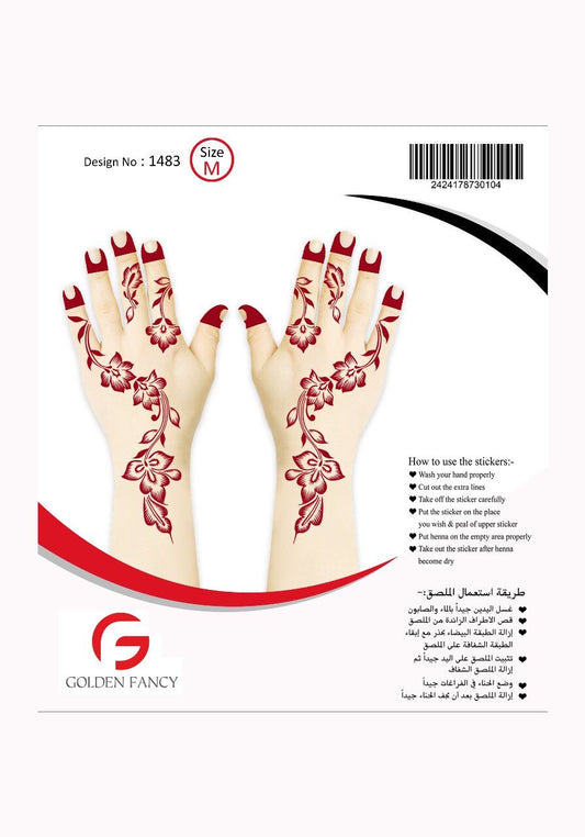 MEDIUM-PREMIUM HENNA DESIGN-1483