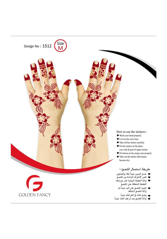 MEDIUM-PREMIUM HENNA DESIGN-1512