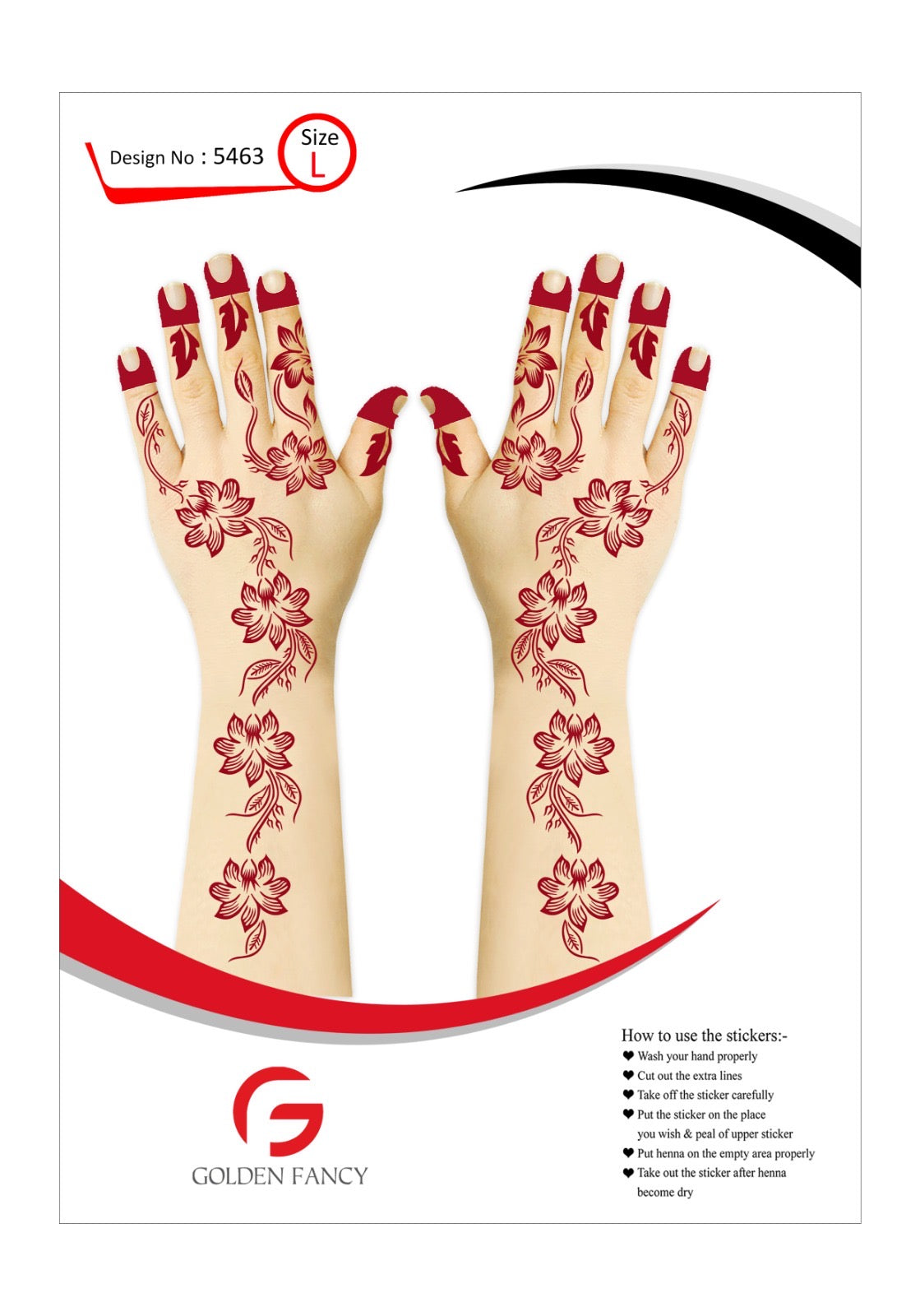 LARGE-PREMIUM HENNA DESIGN-5474