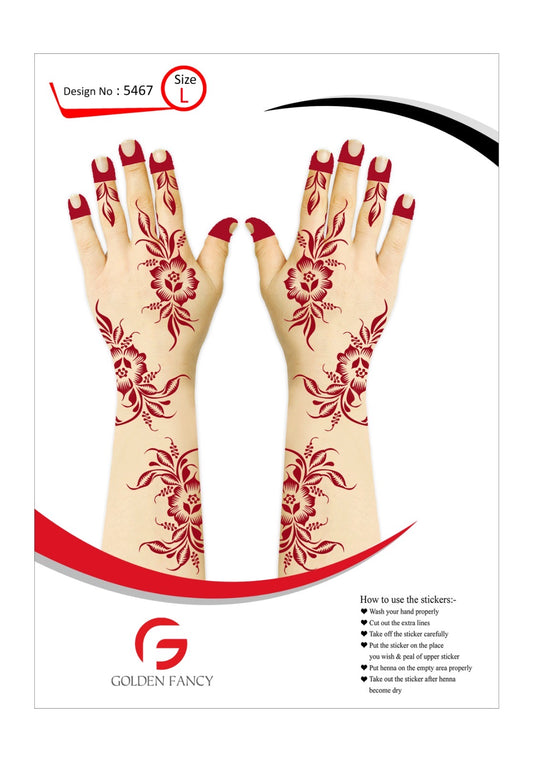 LARGE-PREMIUM HENNA DESIGN-5479