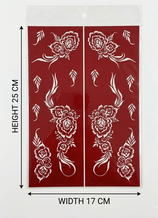 LARGE-PREMIUM HENNA DESIGN-5432