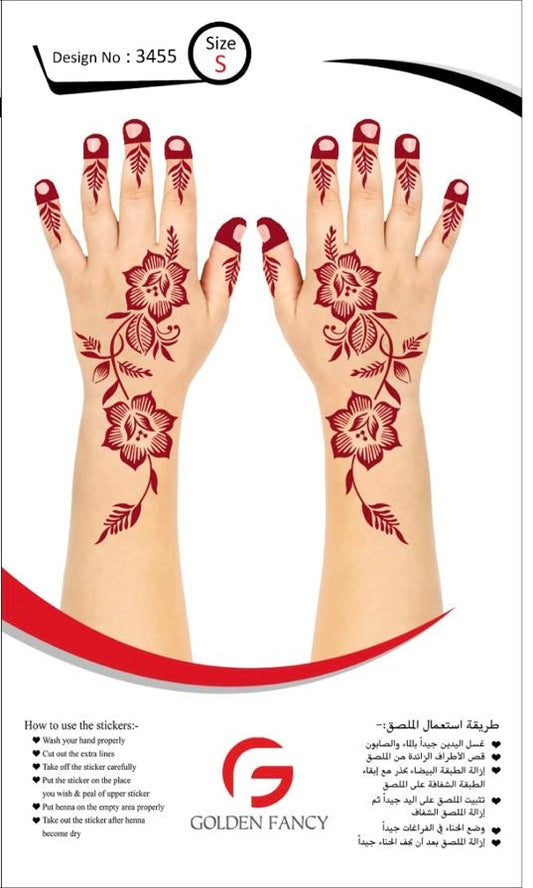 SMALL-PREMIUM HENNA DESIGN-3455