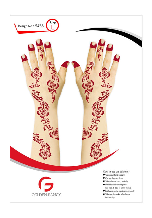 LARGE-PREMIUM HENNA DESIGN-5477