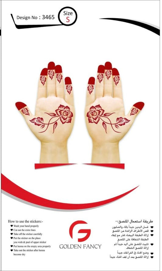 SMALL-PREMIUM HENNA DESIGN-3465