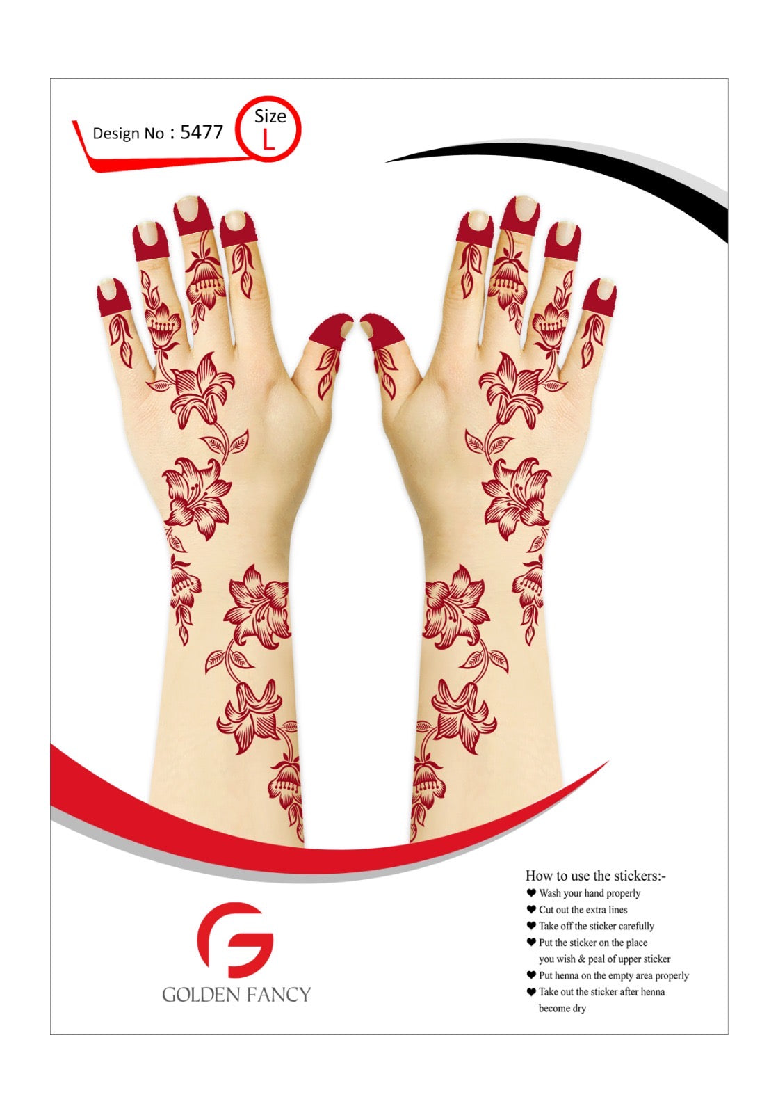 LARGE-PREMIUM HENNA DESIGN-5465